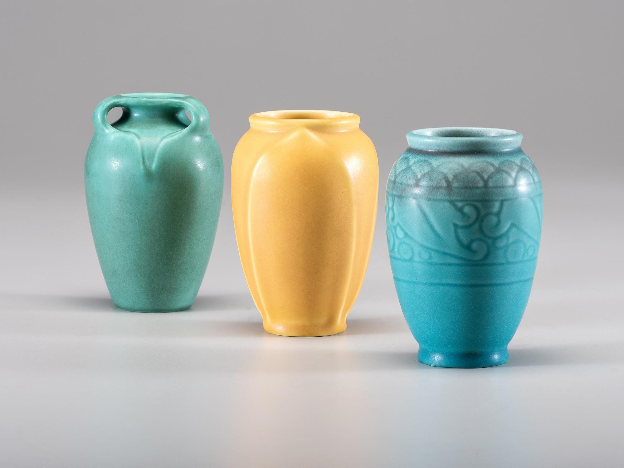 Three Production Vases