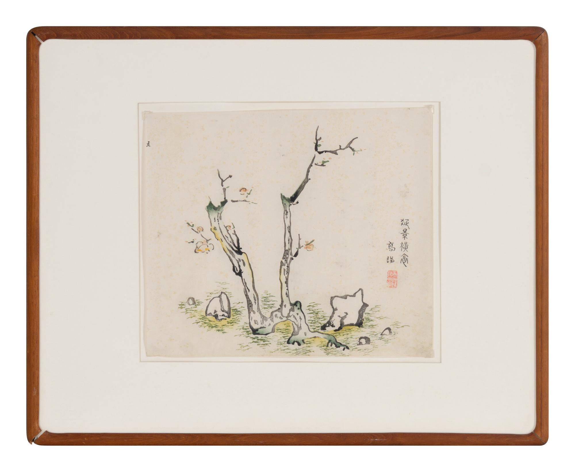 A Pair of Chinese Woodblock Prints