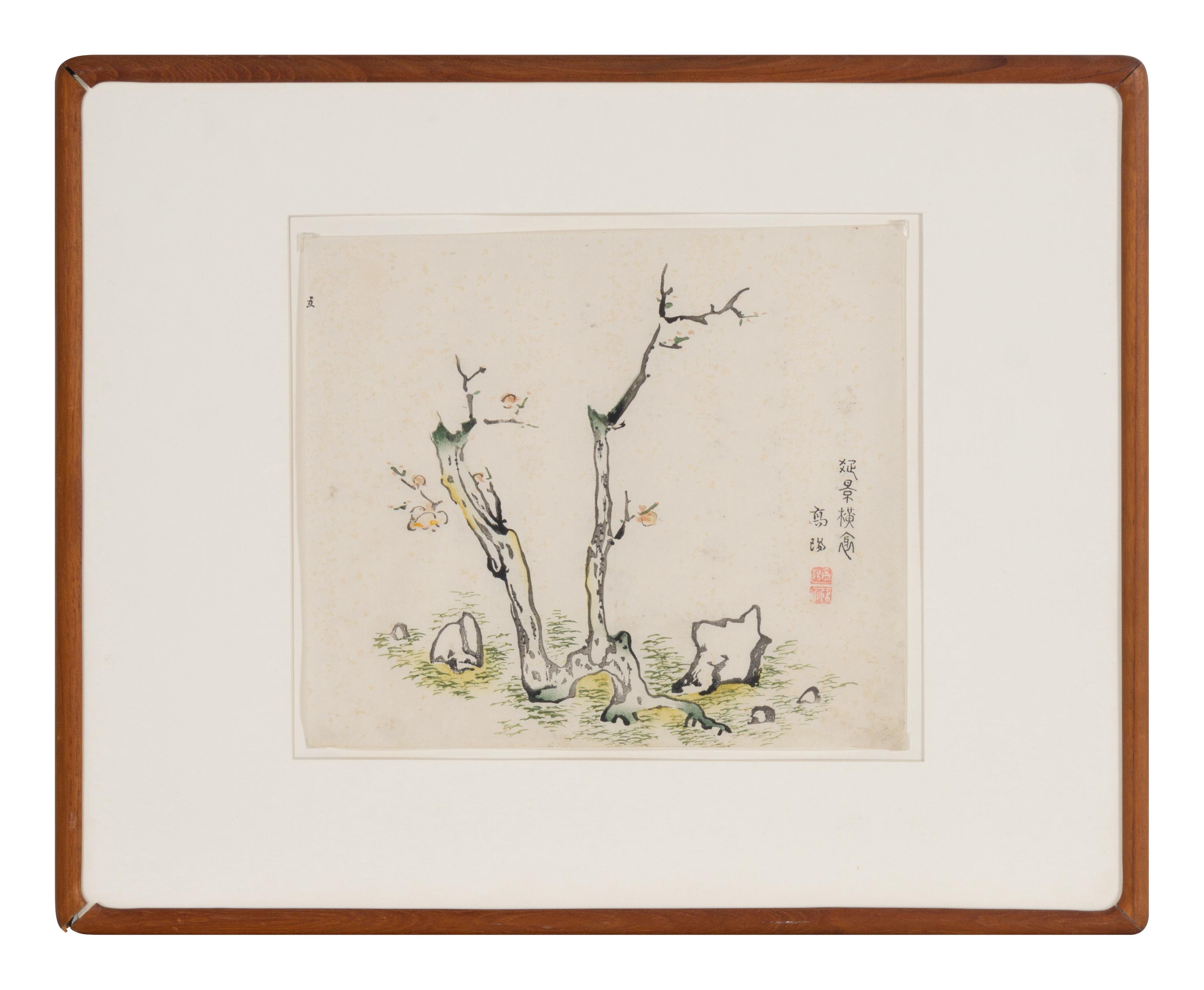 A Pair of Chinese Woodblock Prints
