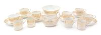A Group of Worcester Porcelain Tea Articles Diameter of bowl 6 3/4 inches. — BARR, FLIGHT & BARR PERIOD, EARLY 19TH CENTURY
