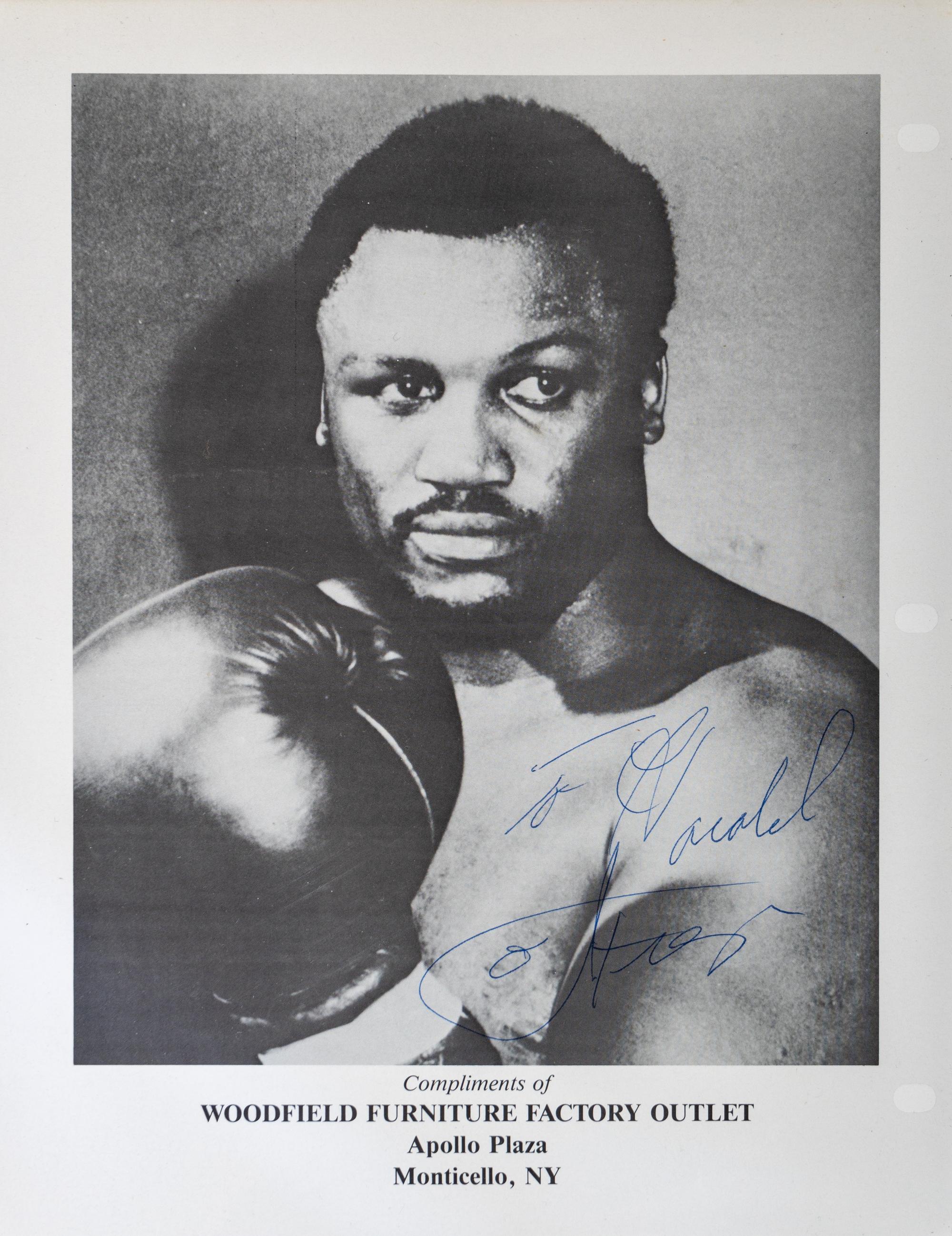 A Group of 14 Heavyweight Boxing Champion Signed Autograph Photos Including Muhammad Ali,