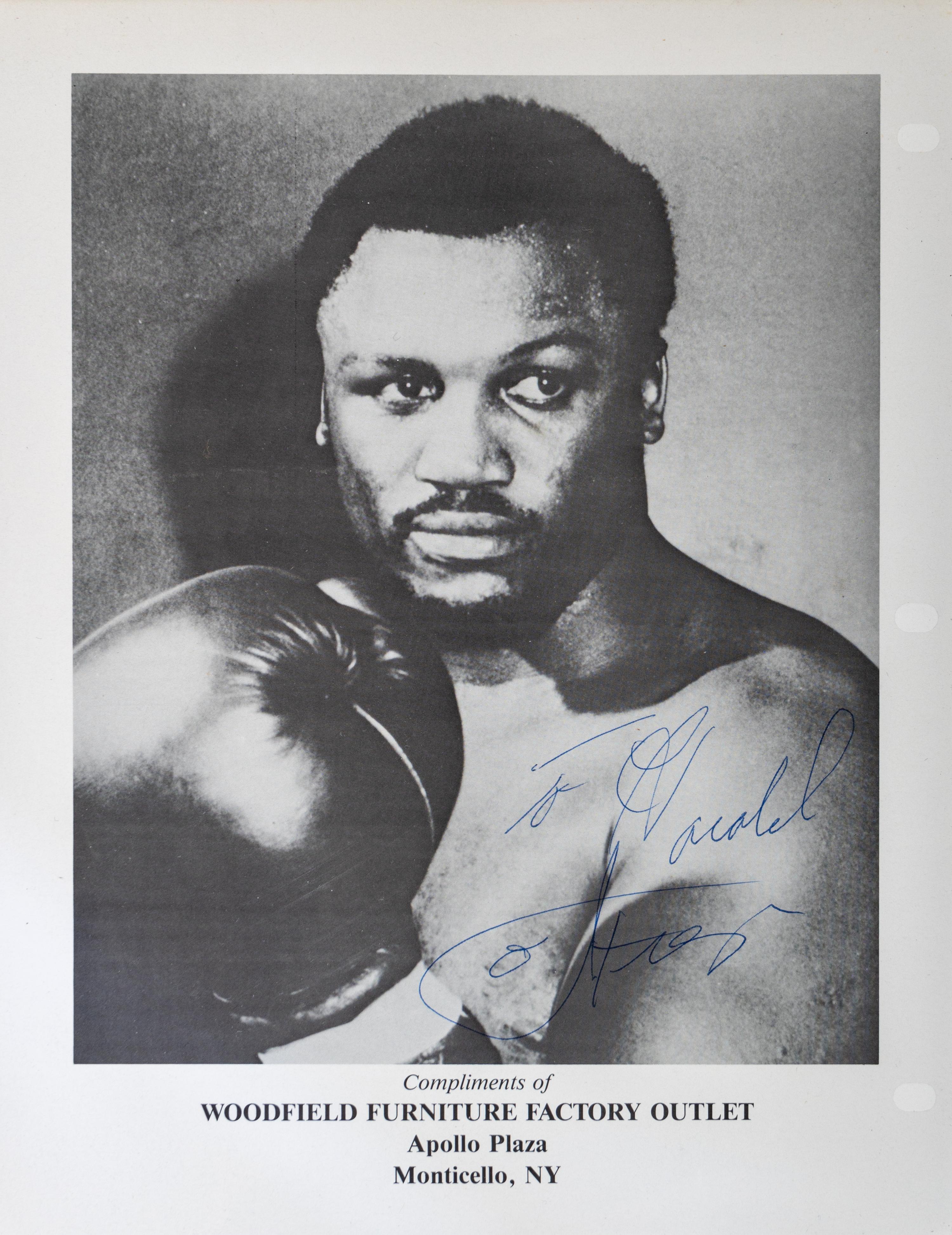A Group of 14 Heavyweight Boxing Champion Signed Autograph Photos Including Muhammad Ali,