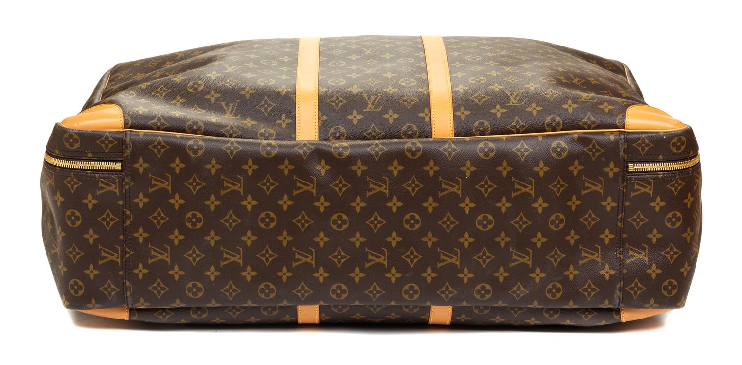 A Louis Vuitton Monogram Canvas Sirius Soft Sided Suitcase, 19"H x 27.5"W x 8.25"D; Handle drop: 4.5".