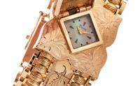 BARA, YELLOW GOLD SURPRISE WATCH