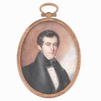 Outstanding Early Image Collection Descended from Kentucky’s Prominent Johnson and Tyler Families, Including a Signed Dubourjal Miniature of Robert Tyler