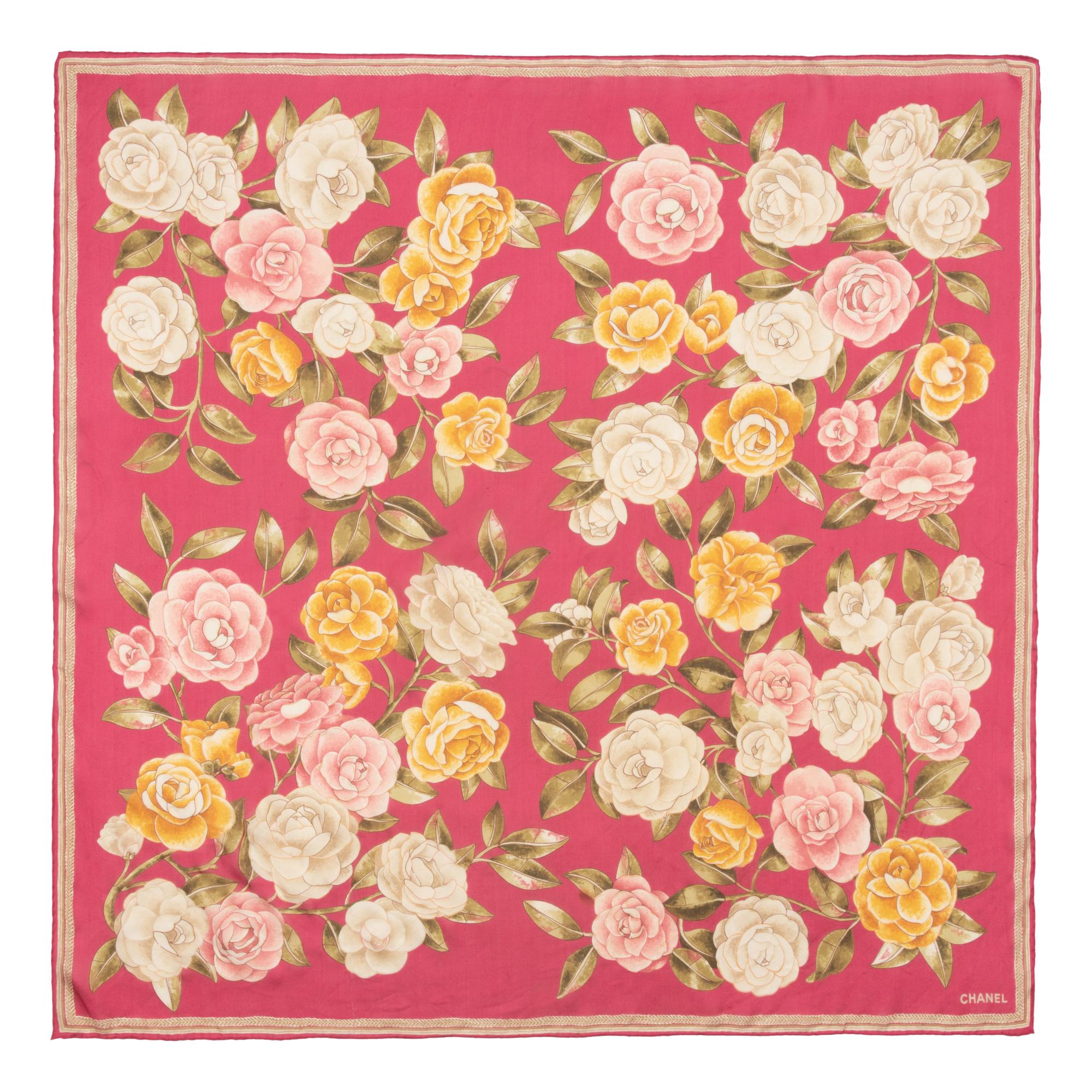 Three Designer Scarves: Alexander McQueen, Cartier & Chanel