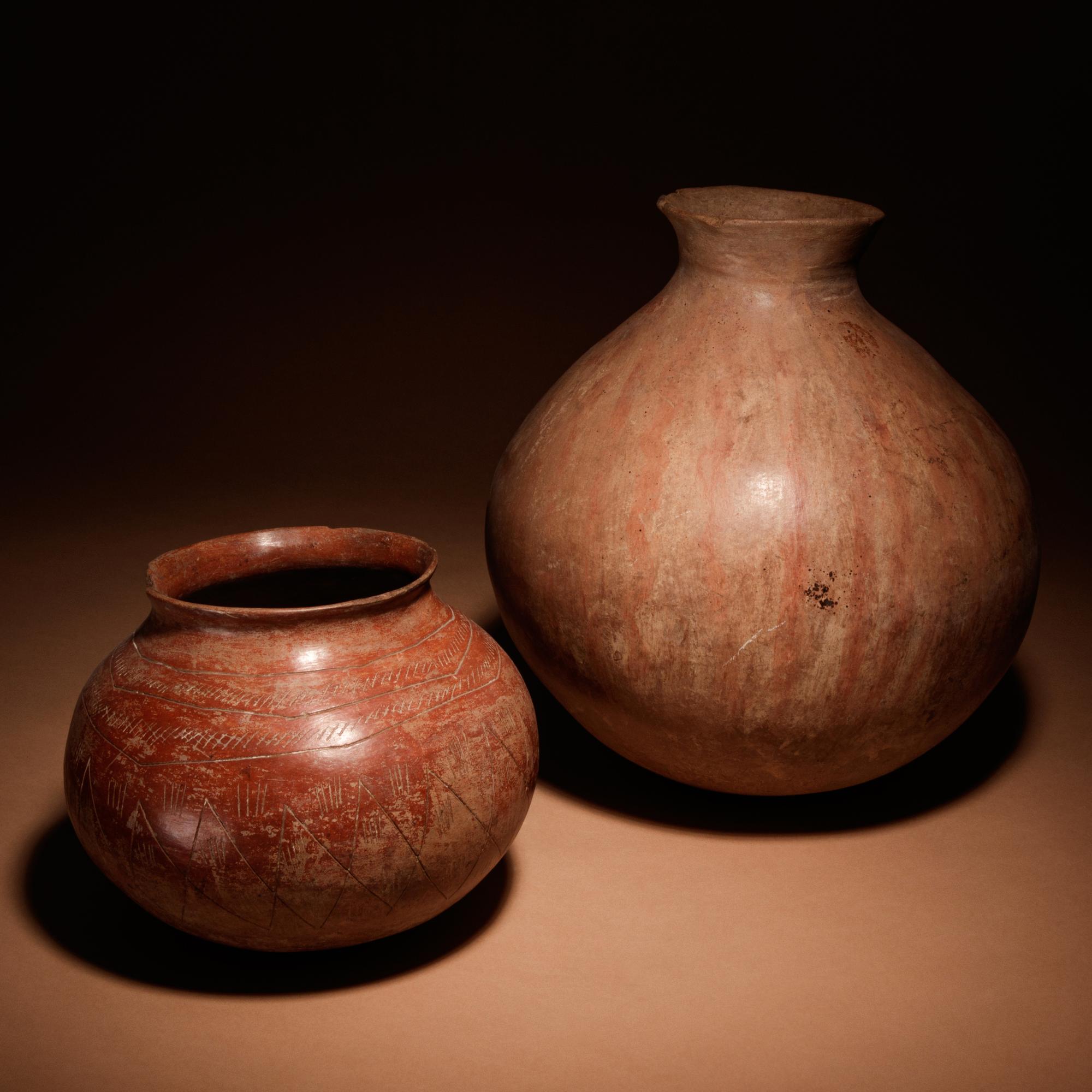 Two Pre-Columbian Terracotta Vases