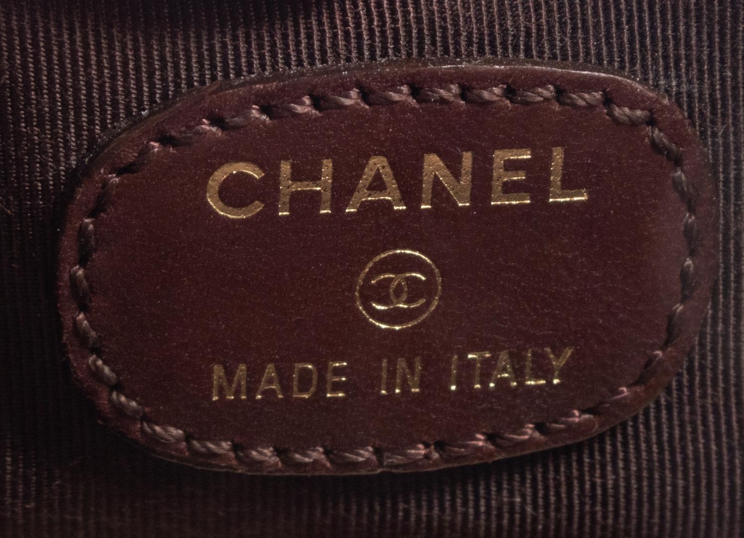 Chanel Woven Cane Slip Bag, 1997-1999