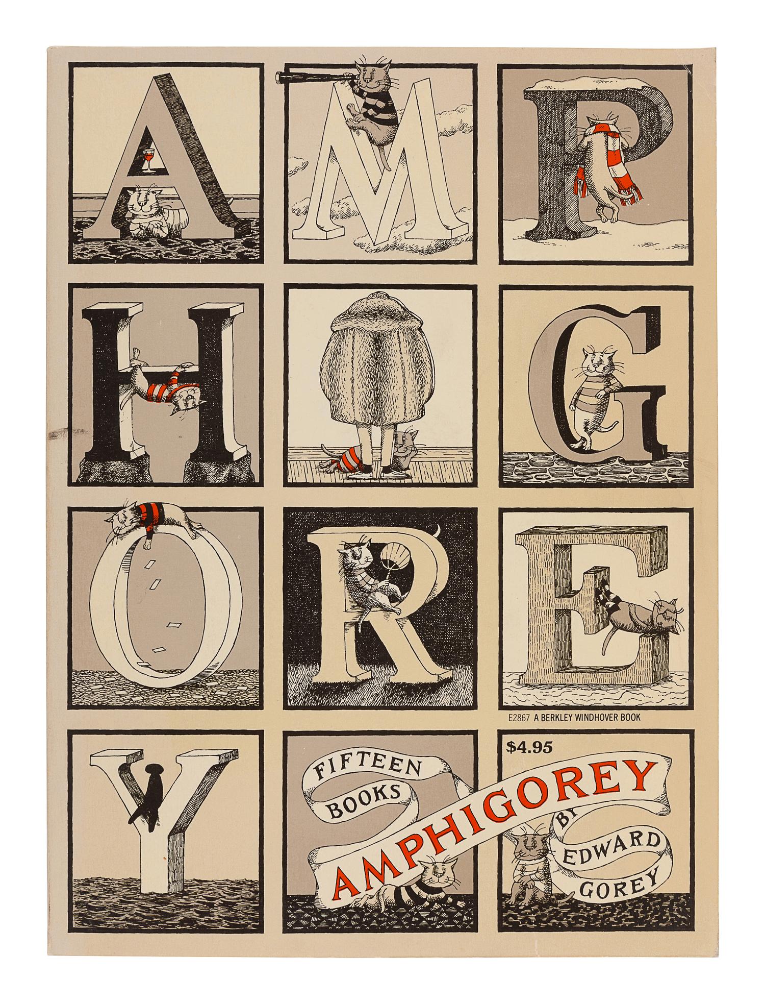 GOREY, Edward (1925-2000). Amphigorey . -- Amphigorey Too . -- Amphigorey Also . New York: G. P. Putnam's Sons, 1972. -- Ibid. 1975. -- New York: Congdon & Weed, 1983.