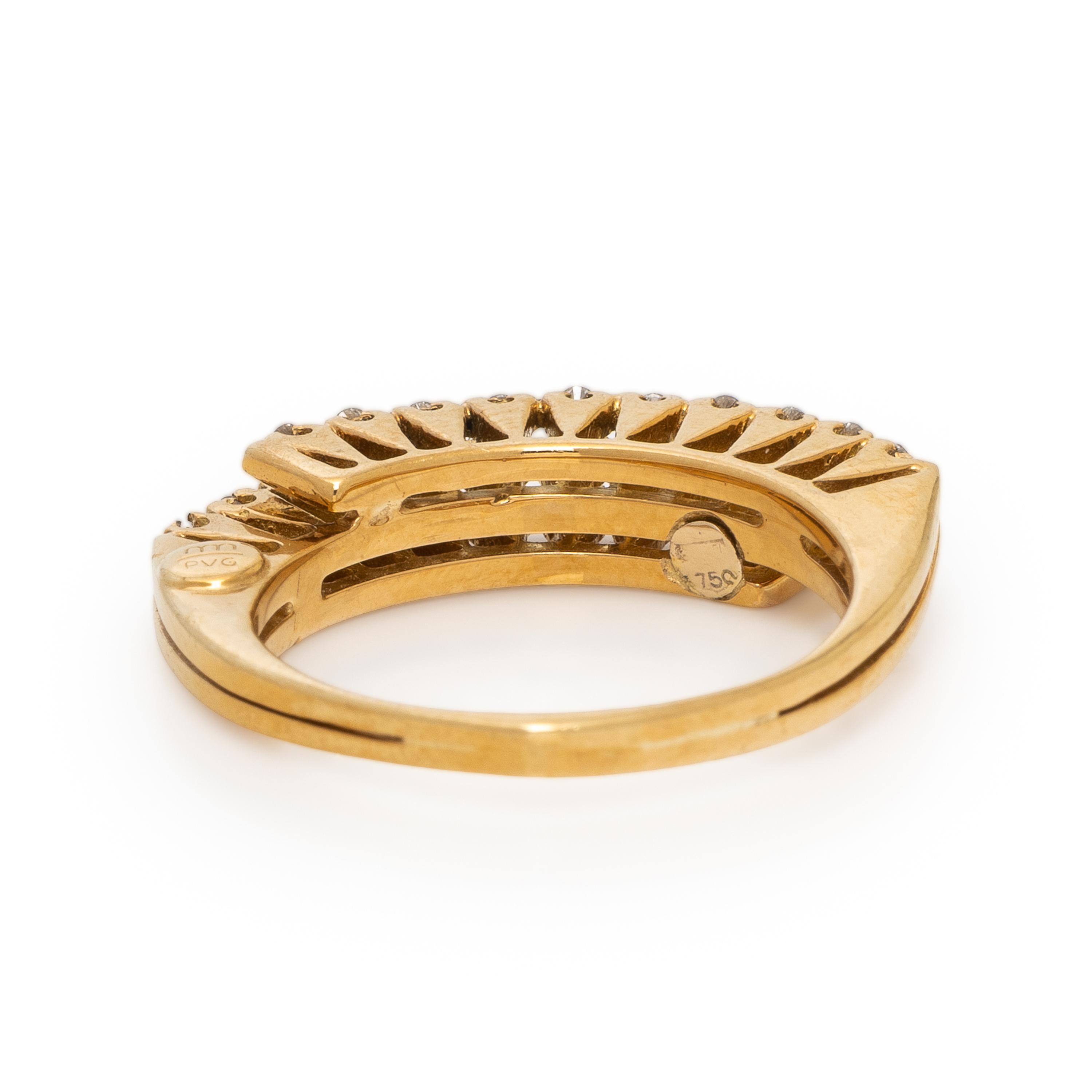 Ponte Vecchio Gioielli, Diamond and Yellow Gold Ring