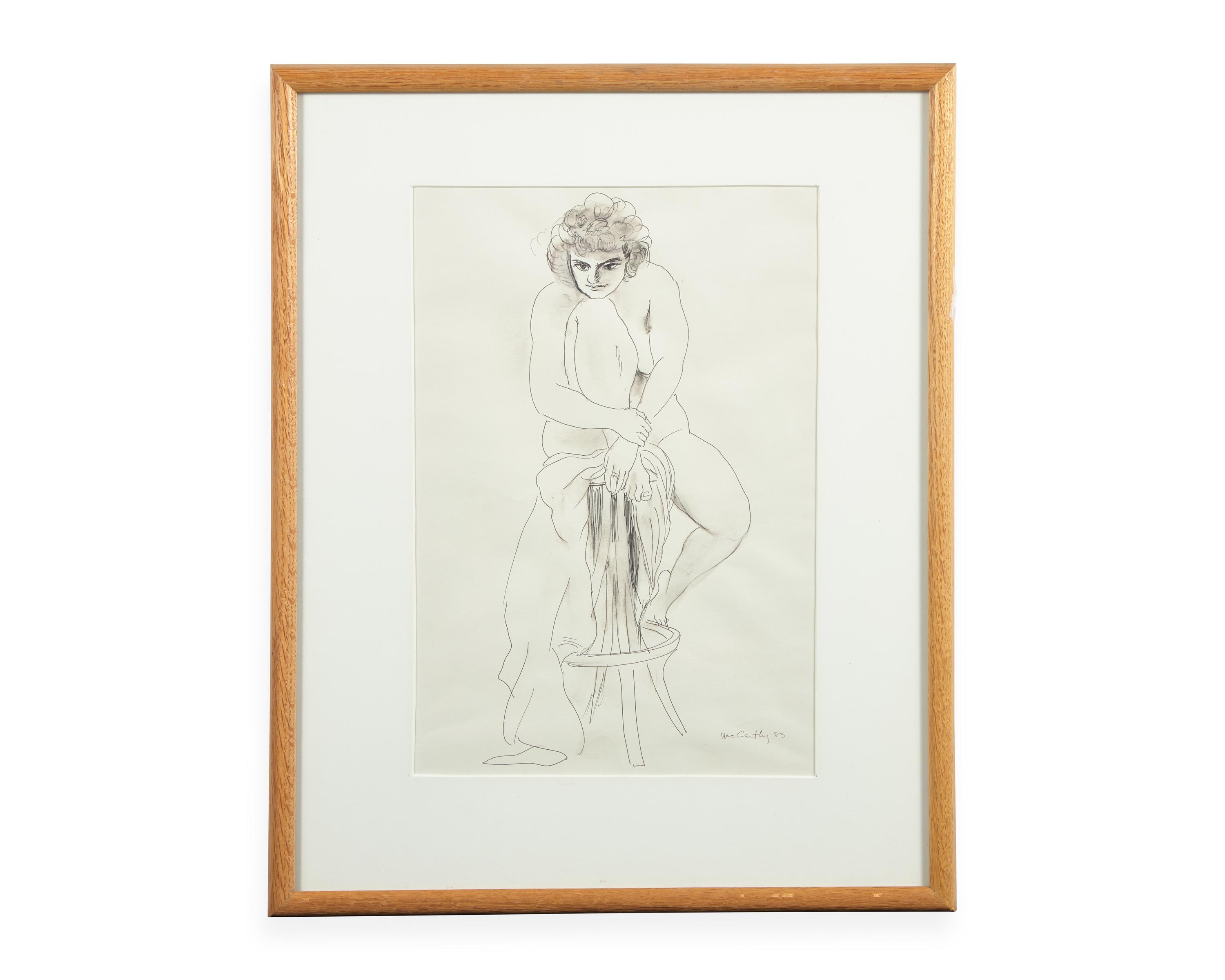 Nude on High Stool , 1983