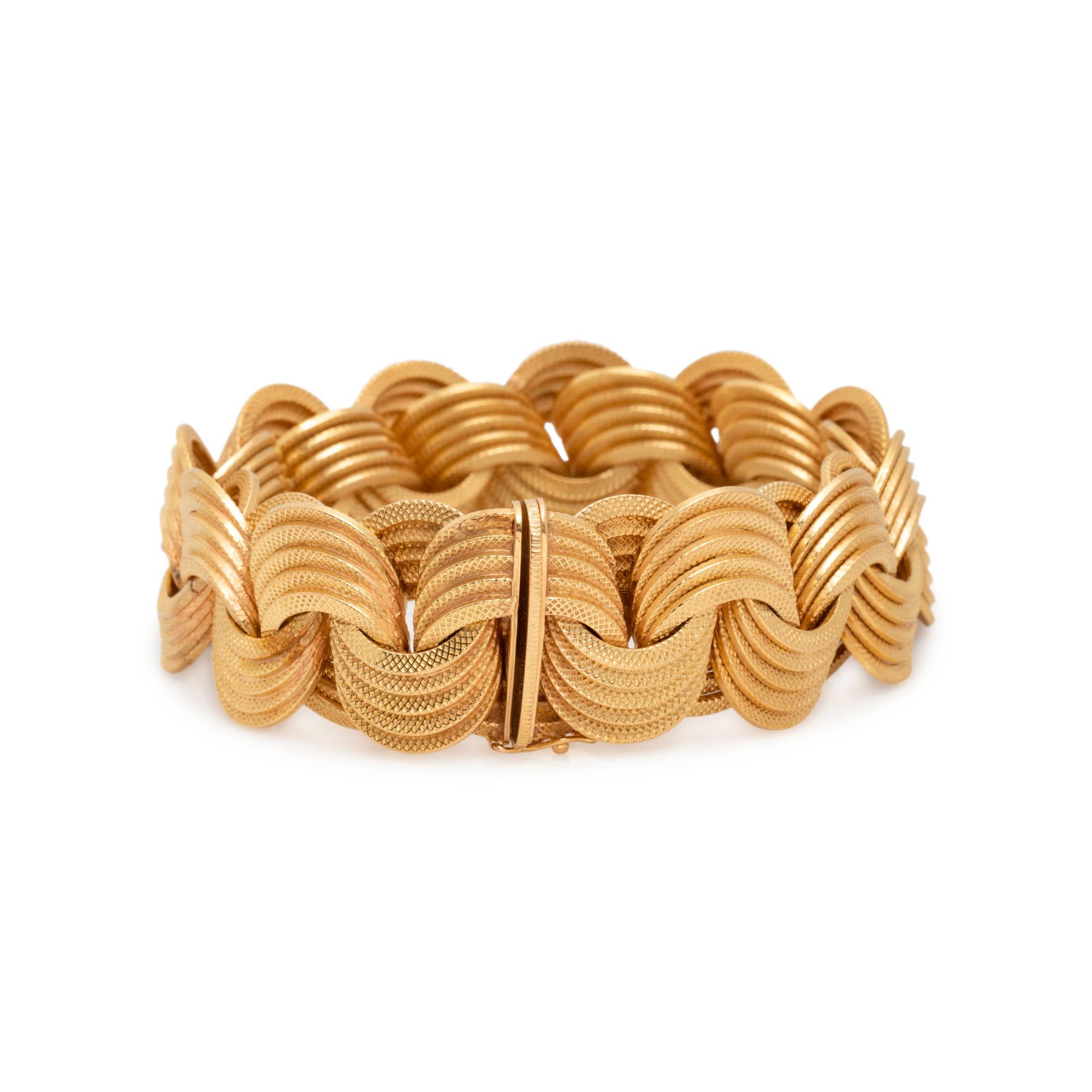 MARCHISIO, YELLOW GOLD BRACELET