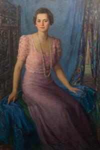 Howard Logan Hildebrandt, (American, 1872-1958), Portrait of Lilian Adams