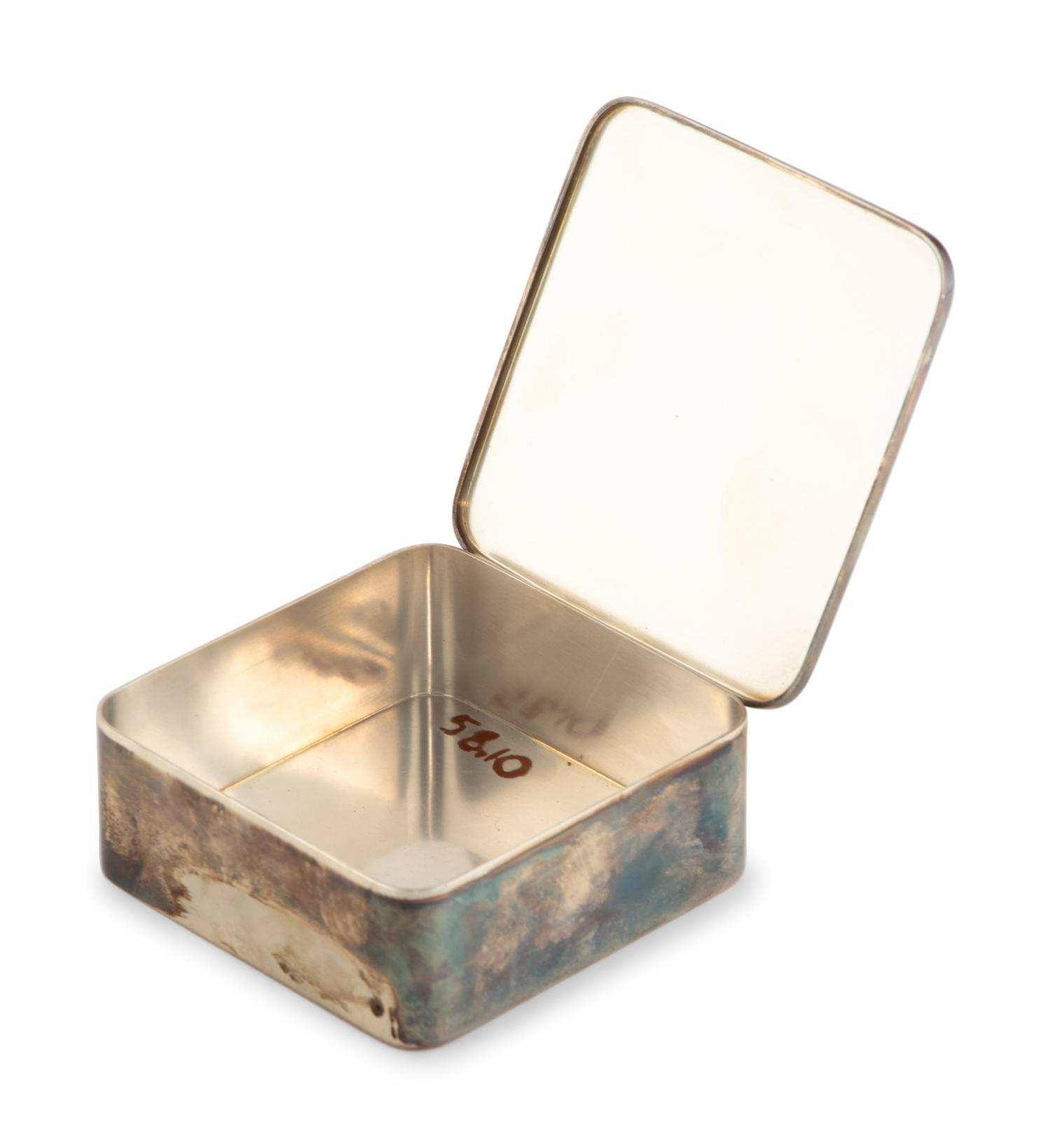 A Sigvard Bernadotte for Georg Jensen Silver Cigarette Box