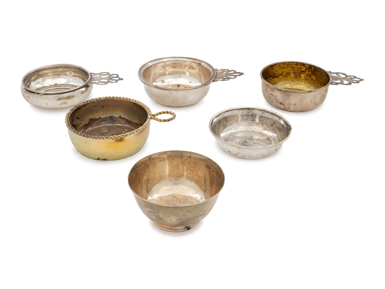 Six American Silver Table Articles