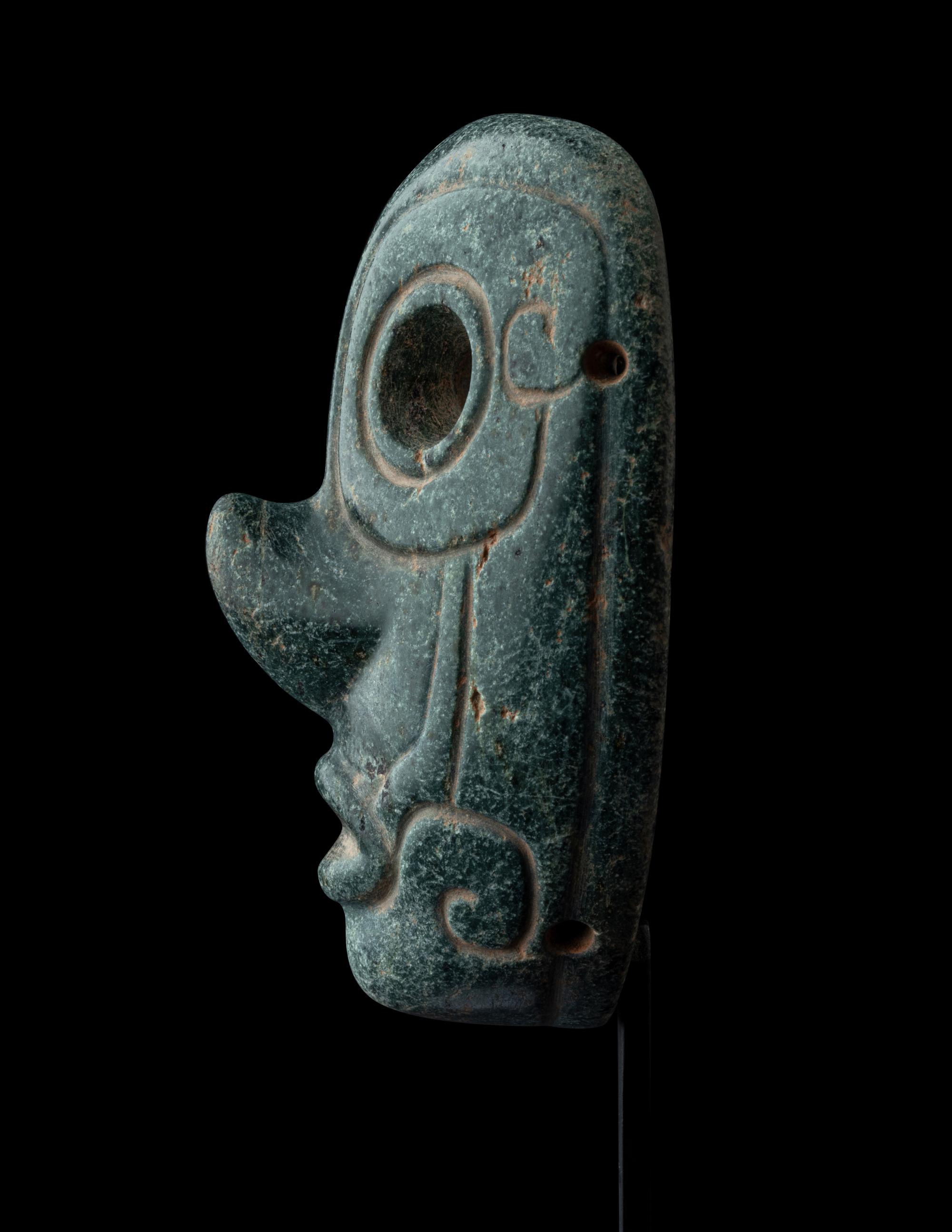A Maya Jade Mask