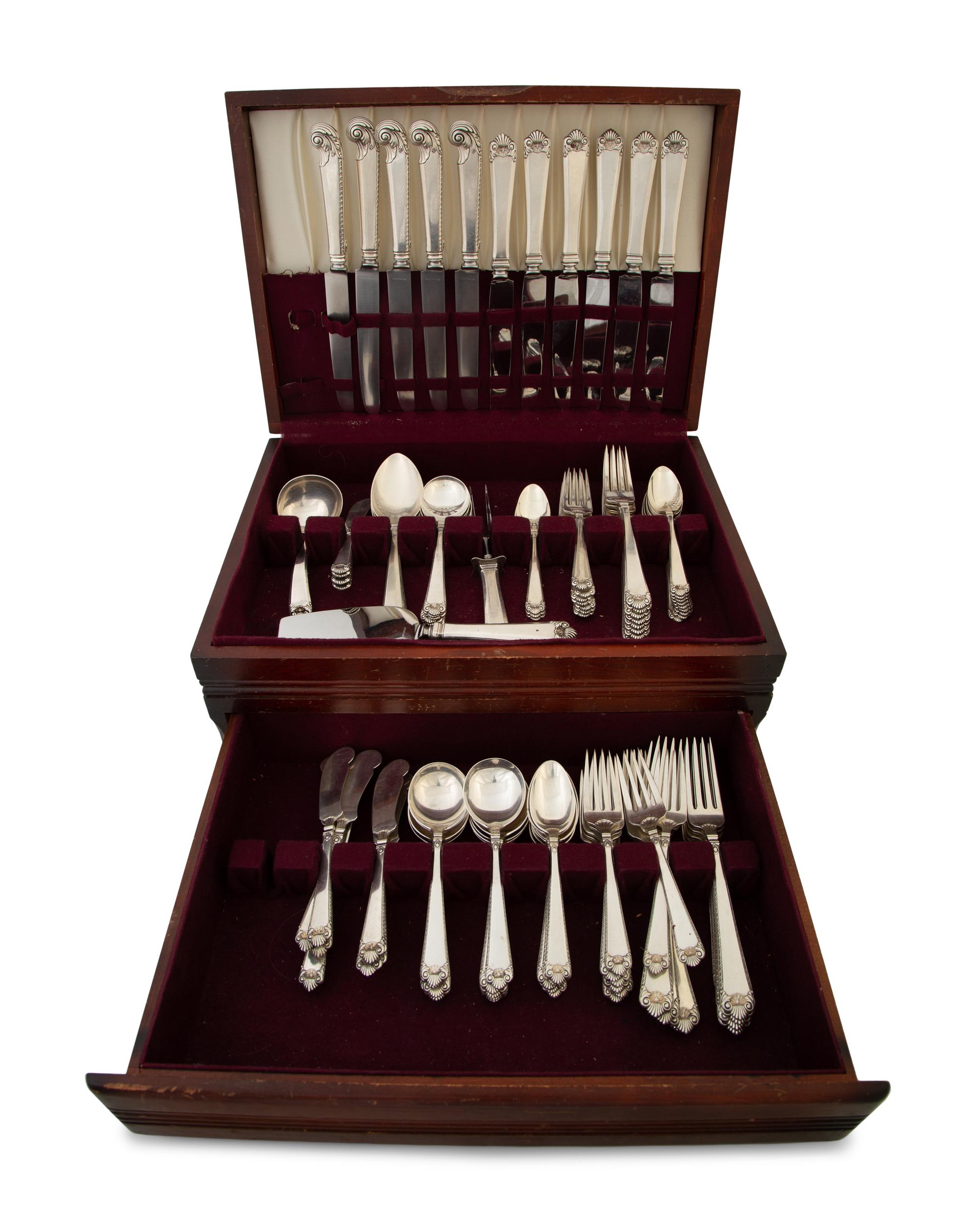 An American Silver Flatware Service — Watson Company, Attleboro, MA