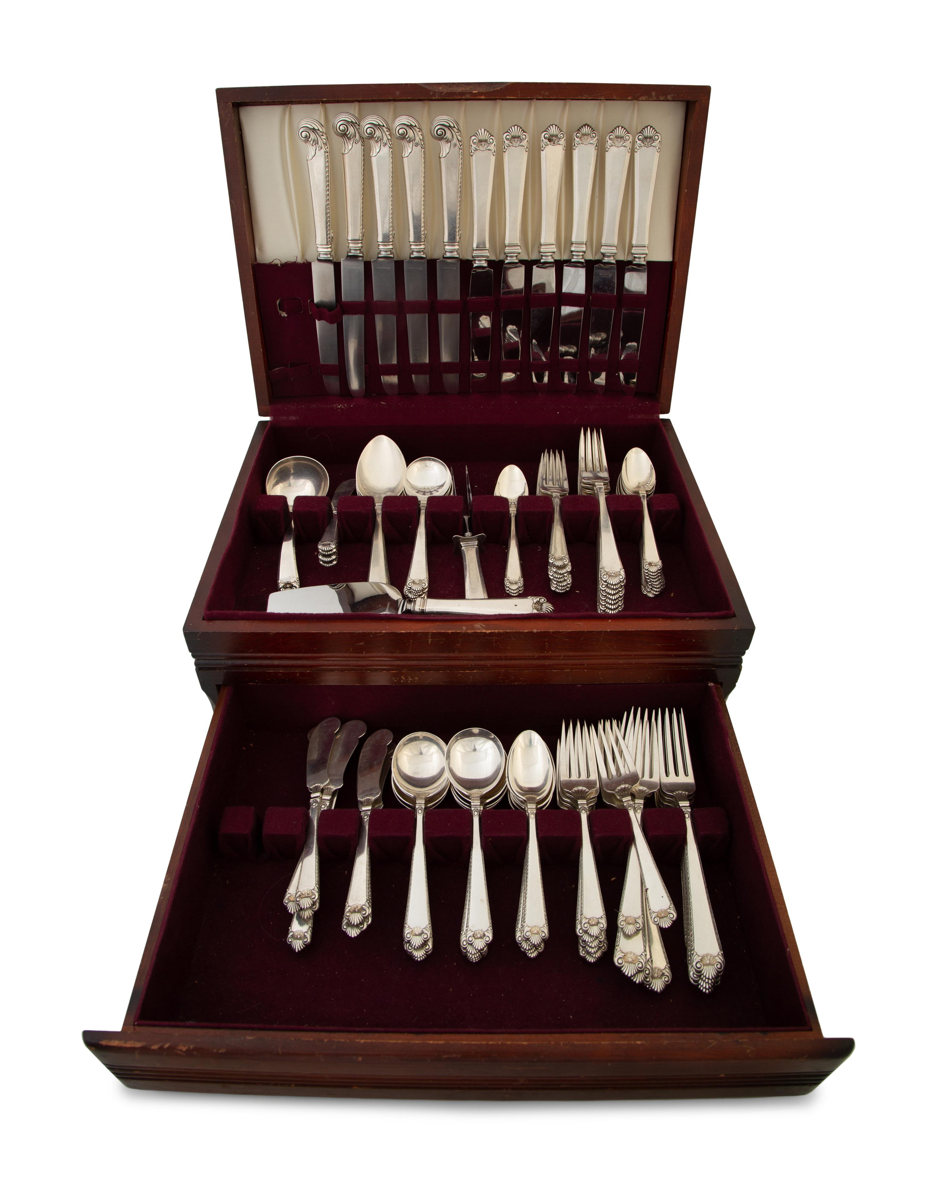 An American Silver Flatware Service — Watson Company, Attleboro, MA