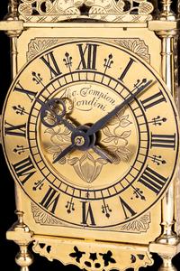A English Brass Lantern Clock, with Iron Bracket, Thomas Tompion, Londoni