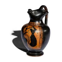An Attic Black-Figured Trefoil Oinochoe