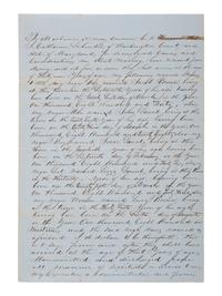 [ENSLAVEMENT & ABOLITION]. Manuscript deed of manumission listing five enslaved persons. Washington County, MD, May 1855.