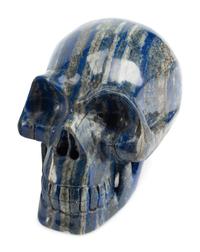 A Set of Three Carved Semi-Precious Stone Skulls