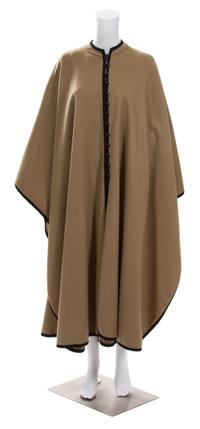 A Christian Dior Camel Wool Cape, No size.