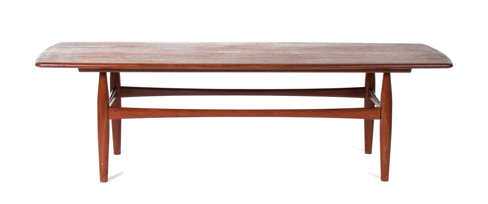 A Low Table Height 17 3/4 x length 60 1/4 x depth 22 inches. — MID 20TH CENTURY