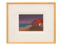 Two Works: Island House , 1992 and Red Door , 1991