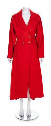 Karl Lagerfeld Wool Cashmere Coat, 1980-90s