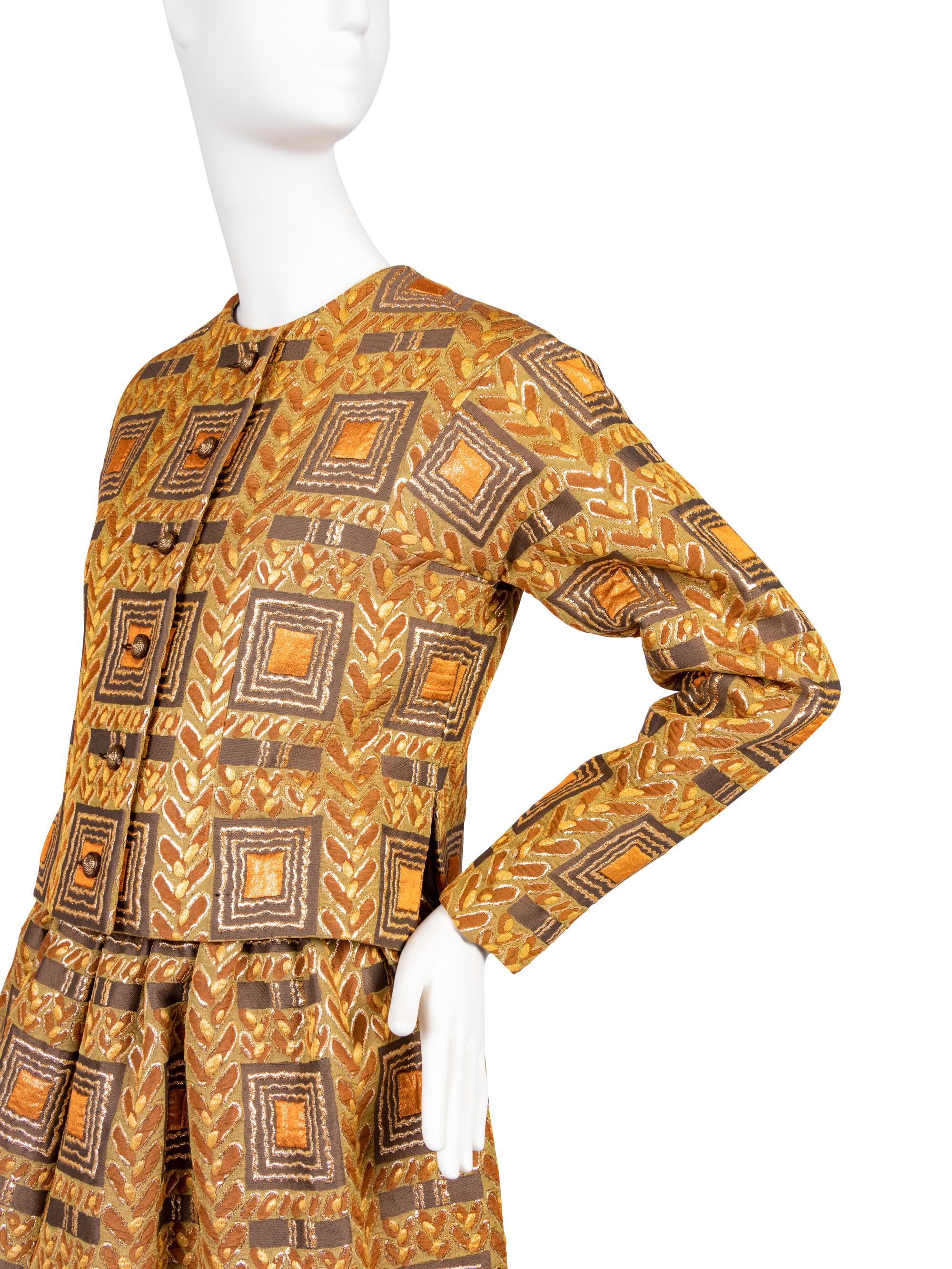 Lanvin Demi-Couture Two-Piece Ensemble, c. 1968