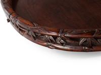 A Huanghuali Wood Circular Tray