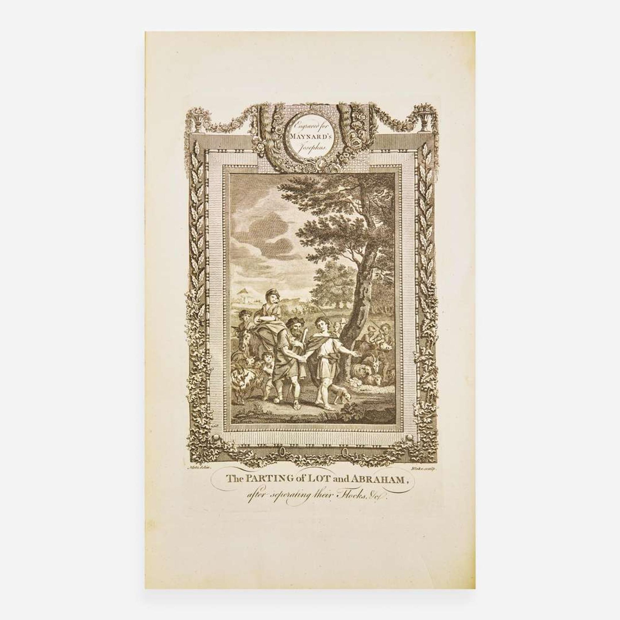 [Blake, William] Maynard, George Henry The Genuine and Complete Works of Flavius Josephus, The celebrated Warlike, Learned and Authentic Jewish Historian...