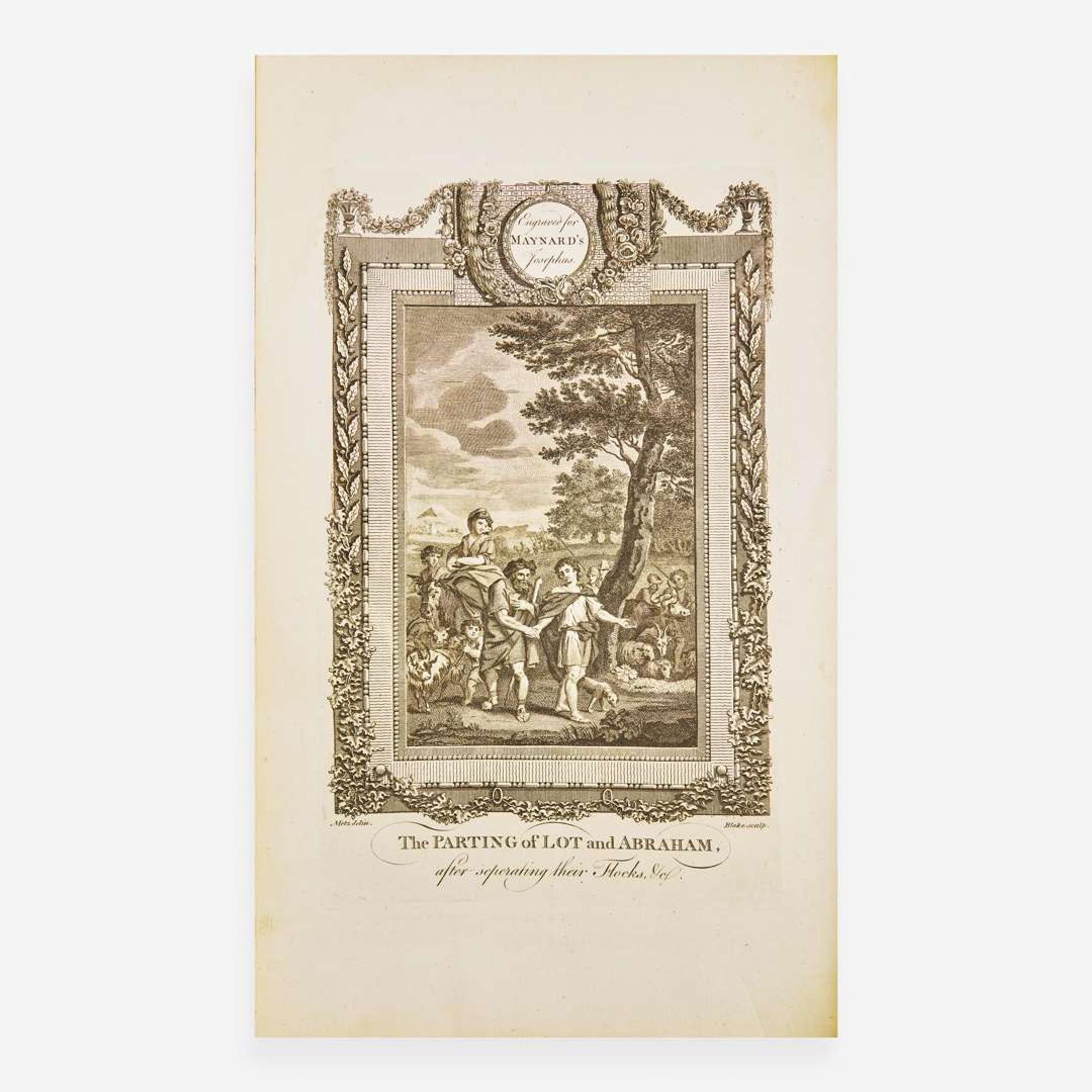 [Blake, William] Maynard, George Henry The Genuine and Complete Works of Flavius Josephus, The celebrated Warlike, Learned and Authentic Jewish Historian...