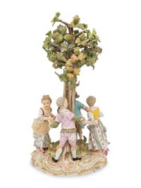 A Meissen Porcelain Figural Group