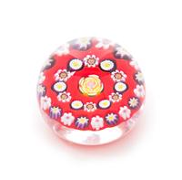 Julie Scrutton Lewis, (American), a concentric millefiori paperweight