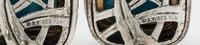 A Pair of Sterling Silver, 18 Karat Yellow Gold and Turquoise 'Albion' Earclips, David Yurman, 15.20 dwts.