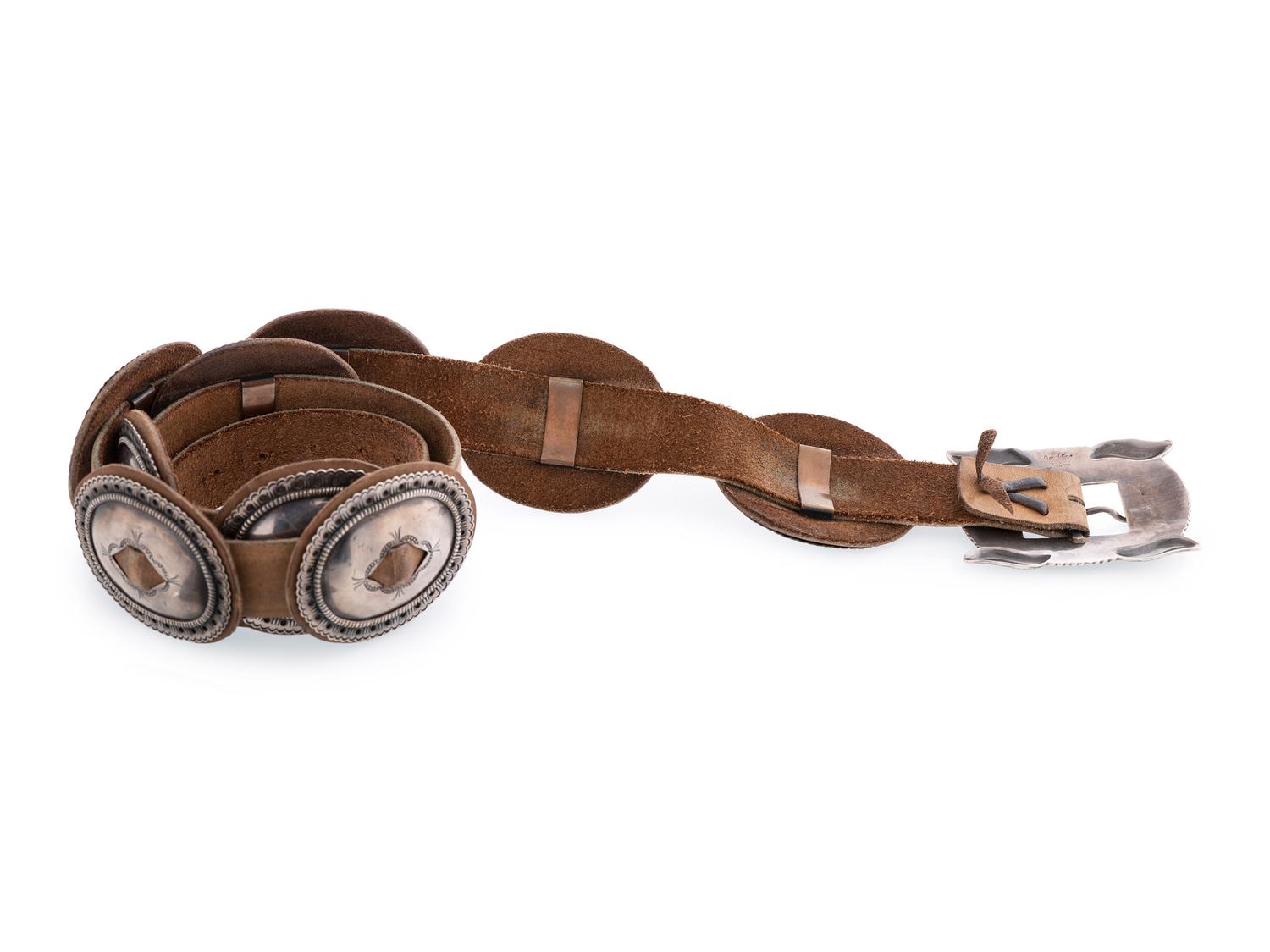 Sterling Silver Revival Concha Belt