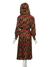 Hermès, Printed Silk Twill Skirt Ensemble