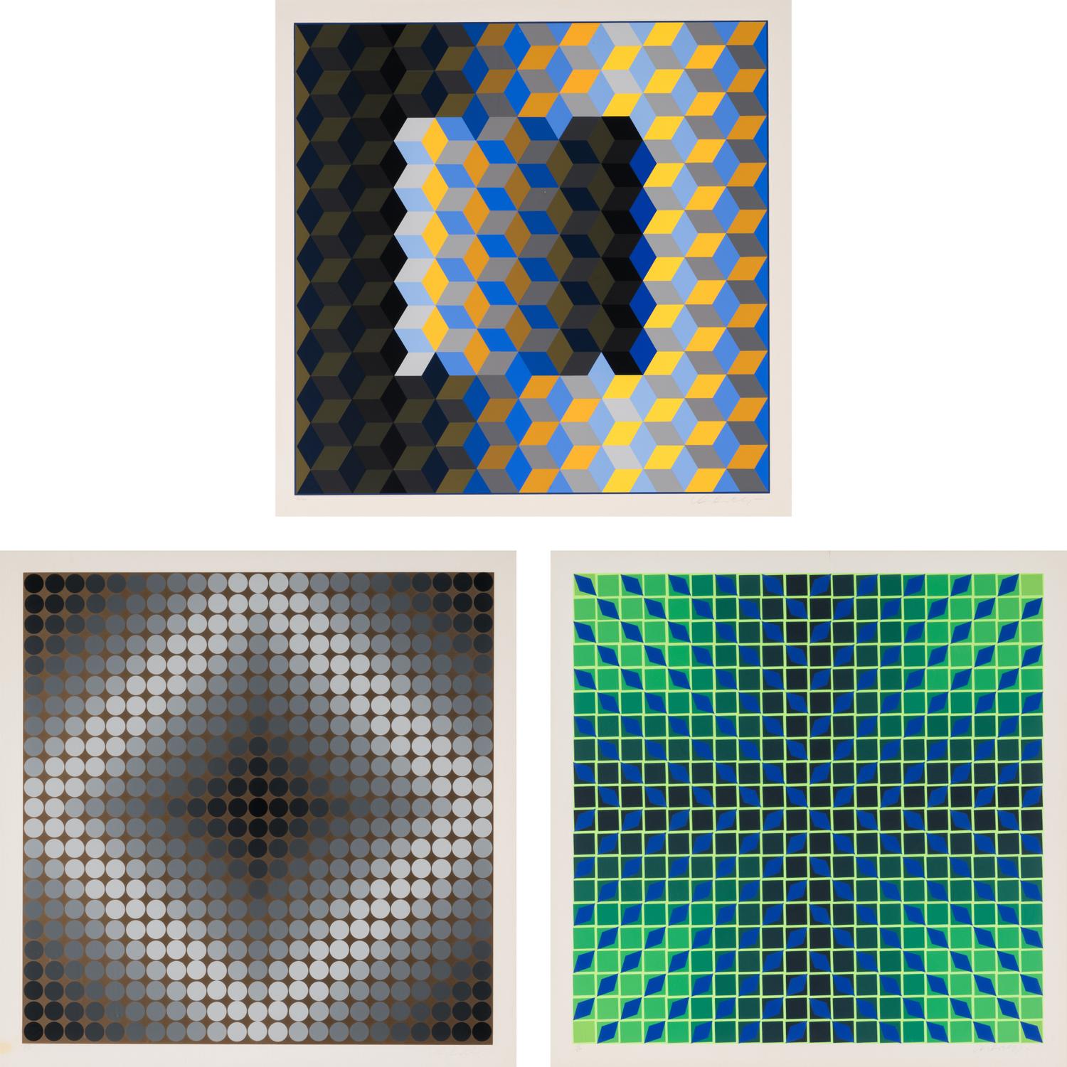 A Set of Three Prints