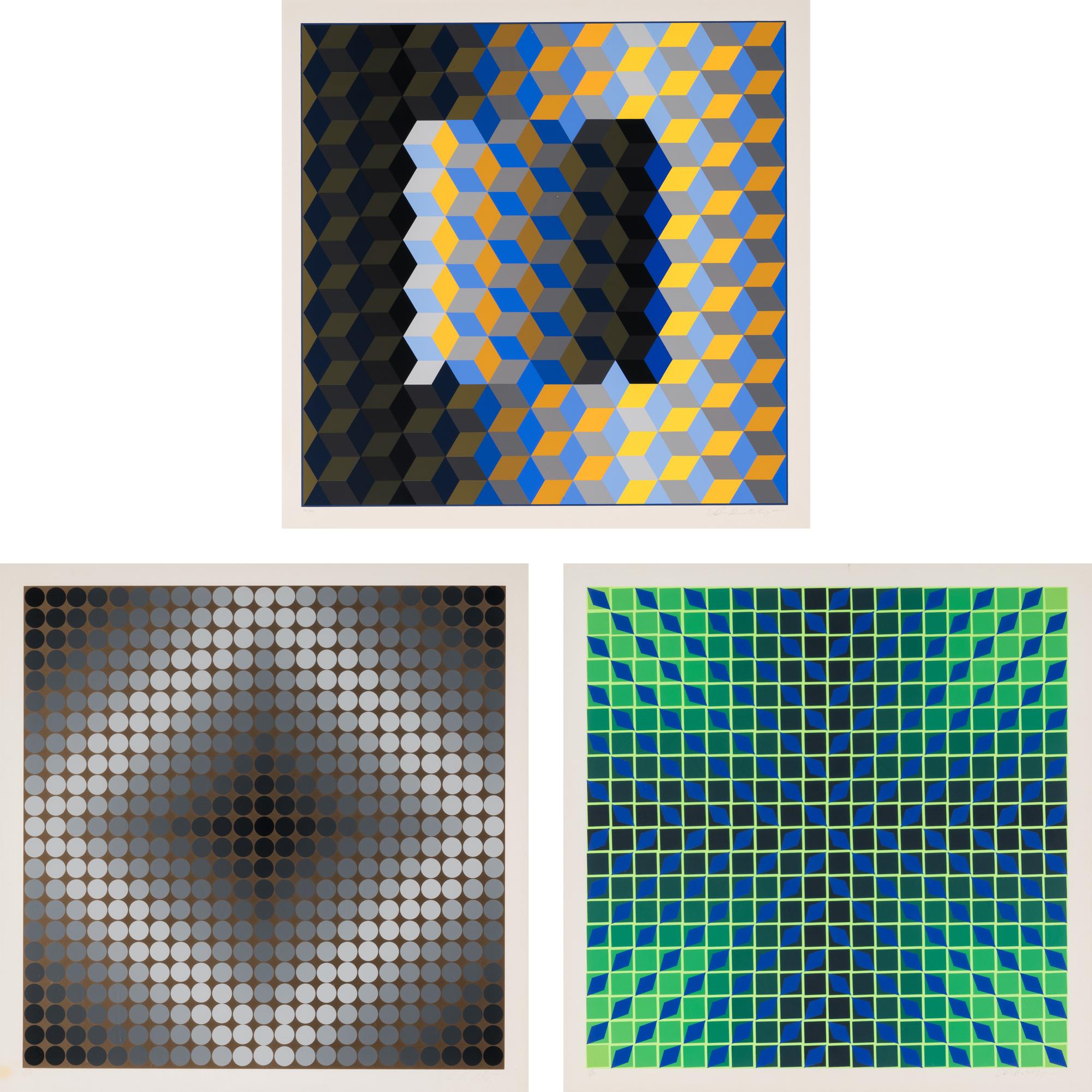 A Set of Three Prints