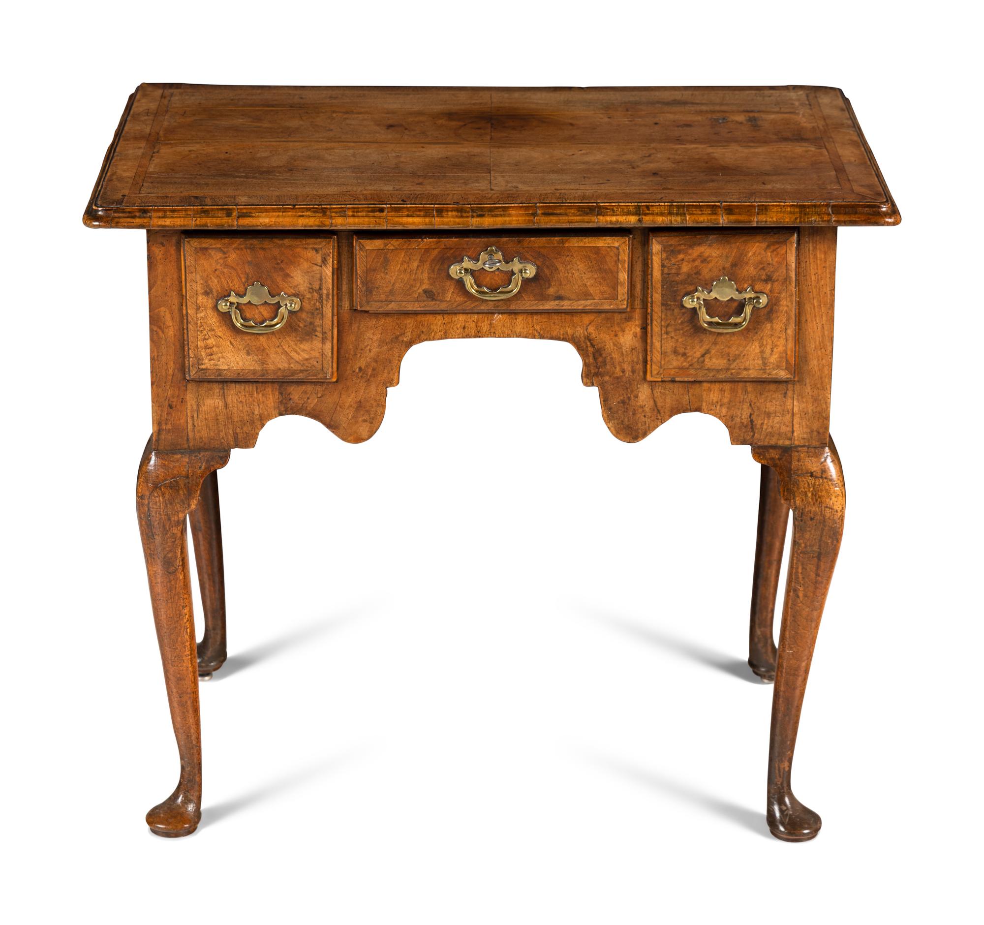 A George II Walnut Dressing Table