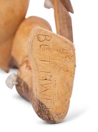 Two Carved Folk Art Figures