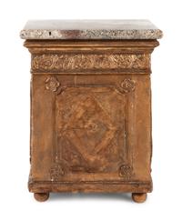 A Continental Carved Giltwood Tabernacle
