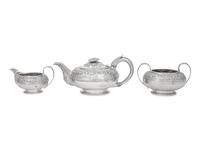 A George IV Silver Three-Piece Tea Service