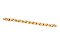 A Yellow Gold Link Bracelet,