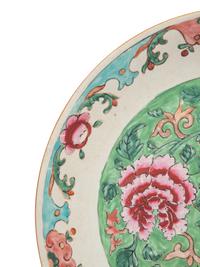 Eight Chinese Famille Rose Porcelain Plates