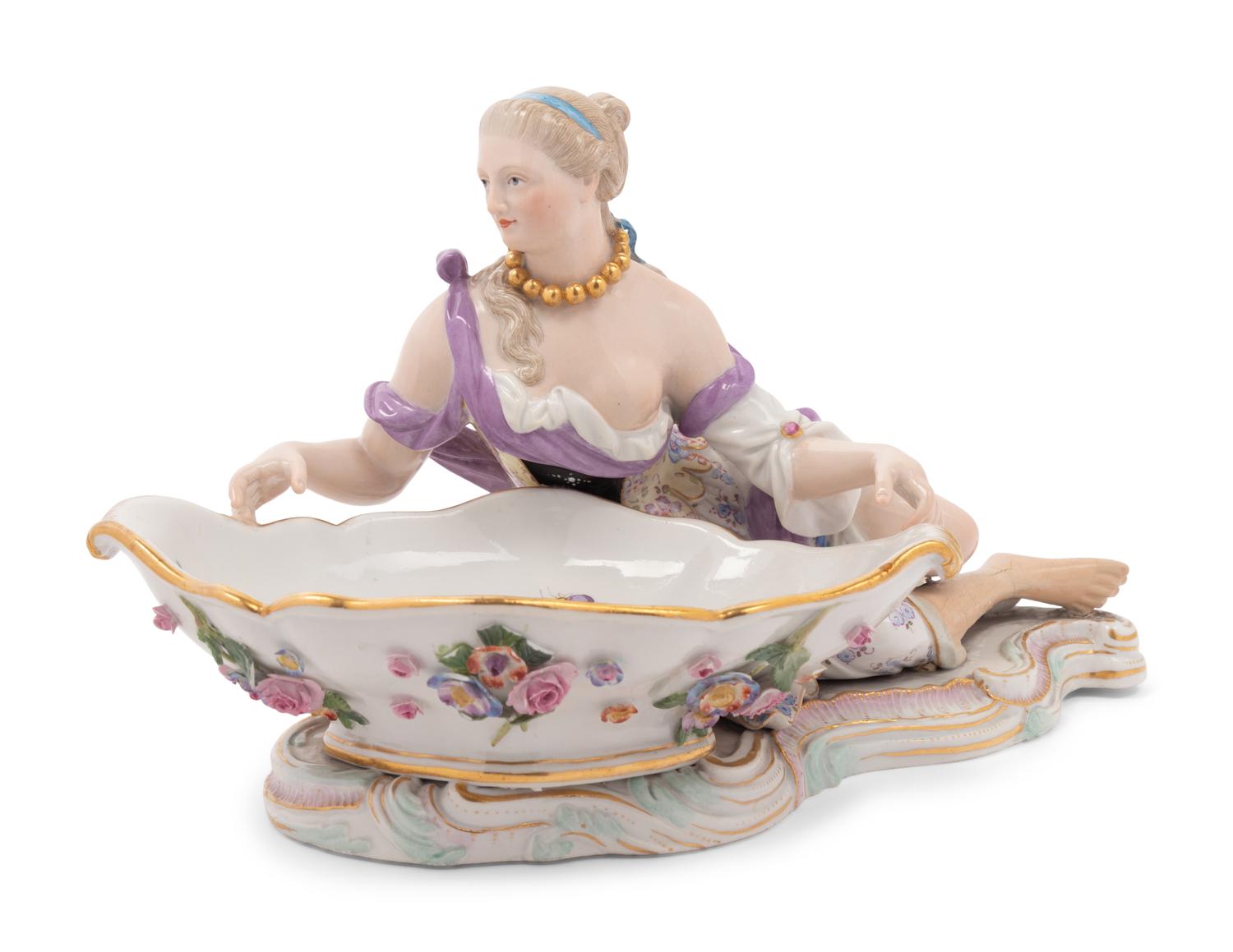 A Meissen Porcelain Sweetmeat Dish