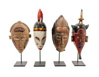 Four African Masks