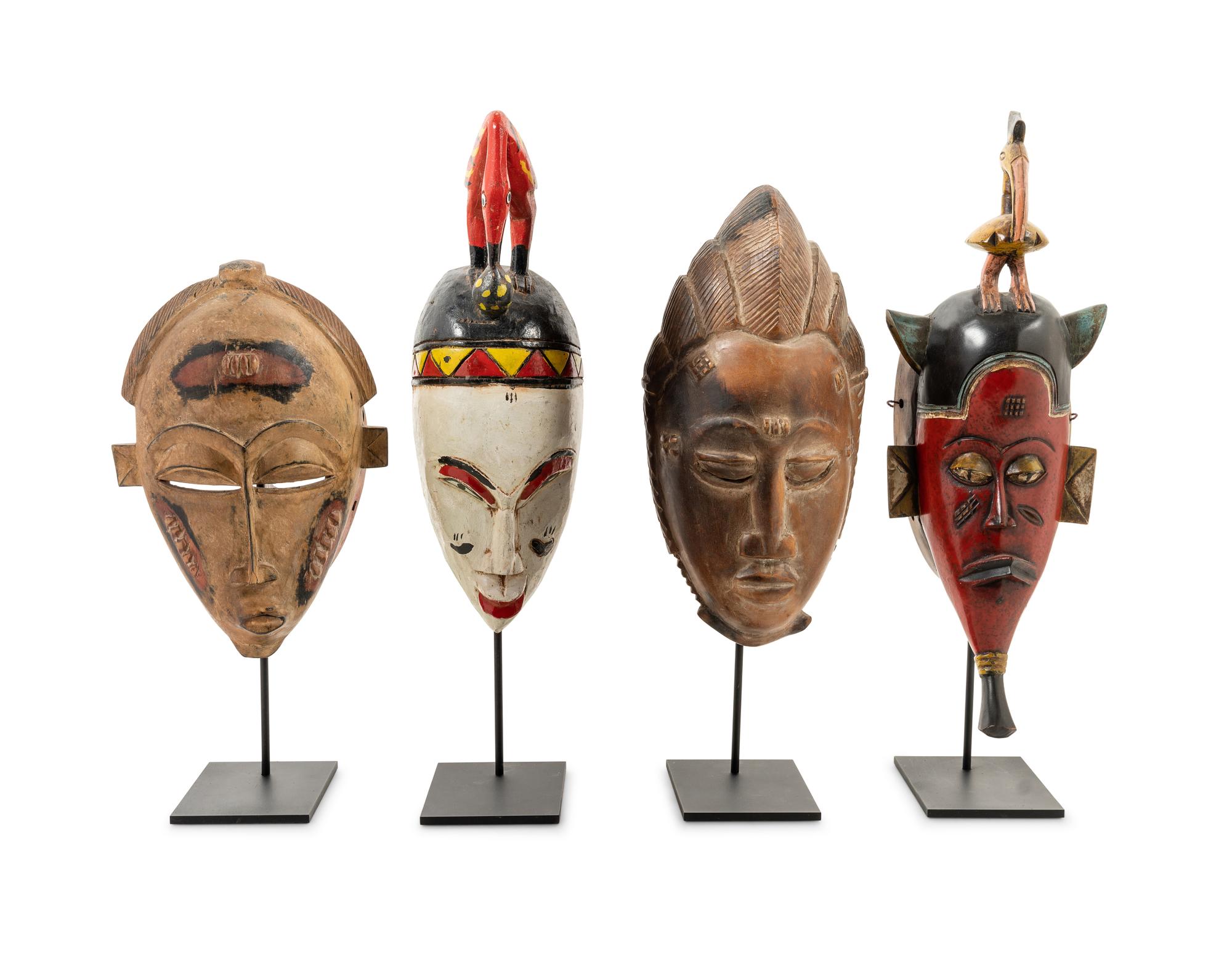 Four African Masks
